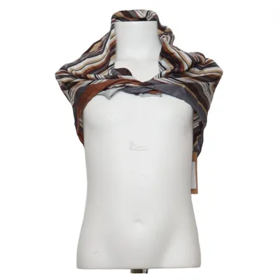 Halsdoek (Bruin, Grijs, Wit, Zwart) Zijde