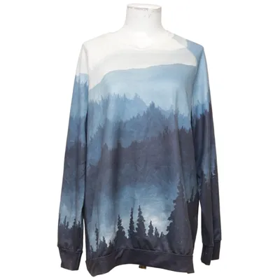 Sweatshirt (Blauw, Wit, Meerkleurig) van Misslook Katoen