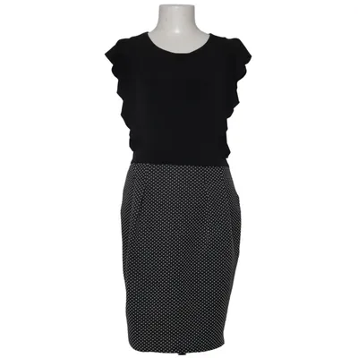 Kjole (Sort, Hvid) fra Amy by Amy Vermont Elastan, Polyester