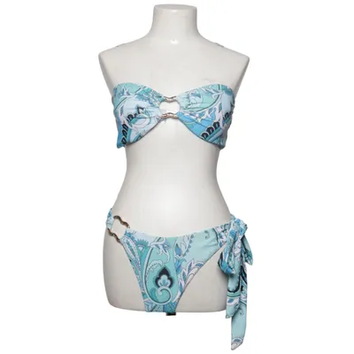 Bikini (Blå, Grøn, Flerfarvet) Elastan, Polyester