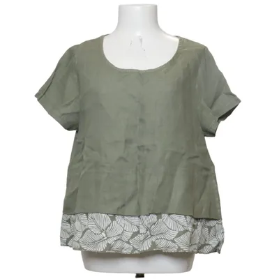 Top (Grün) von Talia Benson Leinen