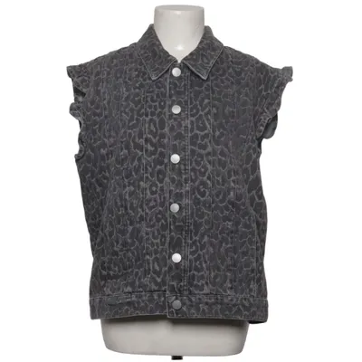 Denim vest (Gray) from Oh April Cotton