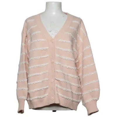 Cardigan (Beige, Blanc) de Natura Acrylique, Polyamide, Polyester
