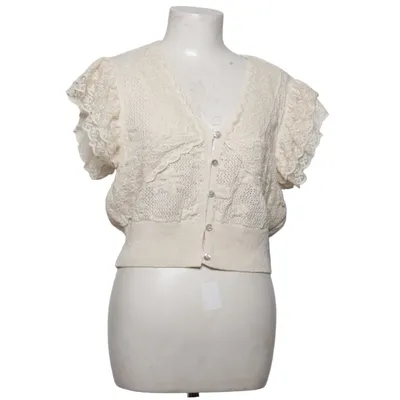 Cardigan (Wit) van Zara Katoen, Polyester