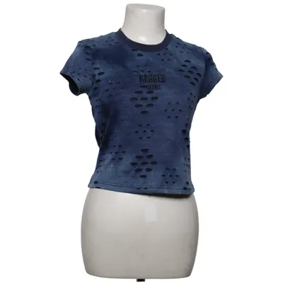 T-shirt (Blauw, Zwart) van The Ragged Priest Katoen, Elastaan, Polyester