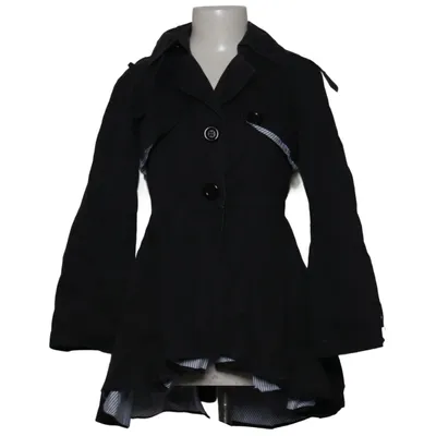 Trenchcoat (Schwarz, Blau, Weiß) von Jovonna London Baumwolle