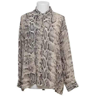 Shirt (Beige, Zwart) van Sisley Viscose