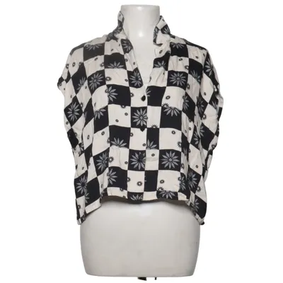 Short sleeve shirt (Black, White) from Jan 'N June Modal, Viscose