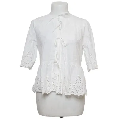 Slå-om bluse (Embroidered Bow Top) fra Pigalle Bomuld