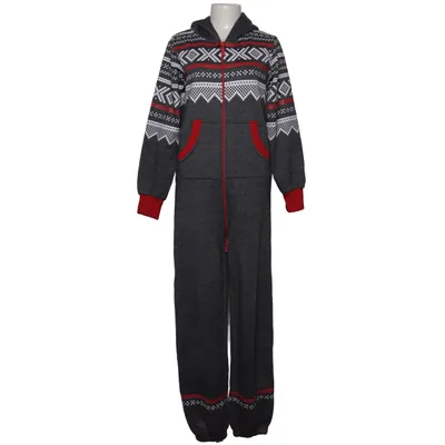 Freizeit Overall (Grau, Rot, Weiß) von Urban Diva Baumwolle, Polyester