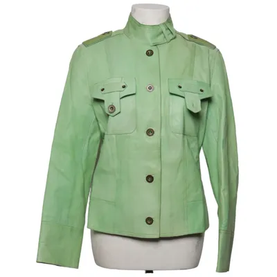 Läderjacka (Grön) från Taifun Collection Skinn, Polyester
