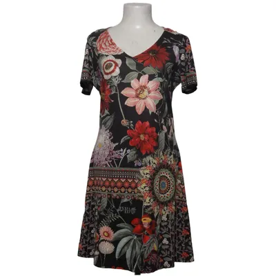 Dress (Black, Multicolored) from 101 Idees Elastane, Polyester