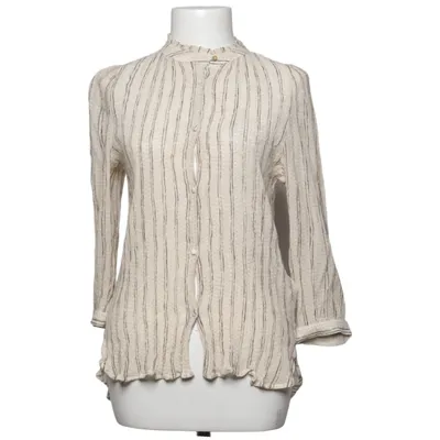 Blus (Beige, Svart) från Sessún Metallfiber, Silke, Viskos