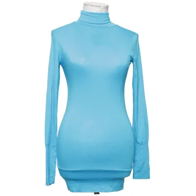 Pul à col roulé (Bleu) de Voyelles Élasthane, Viscose