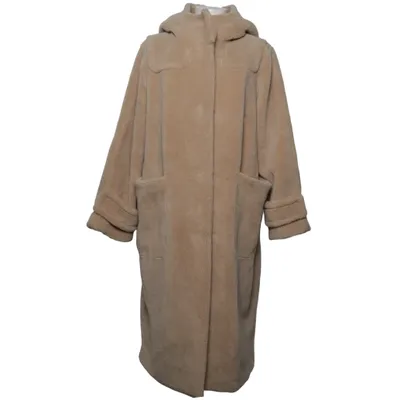 Coat (Beige) from Beaumont Acrylic, Polyester, Wool