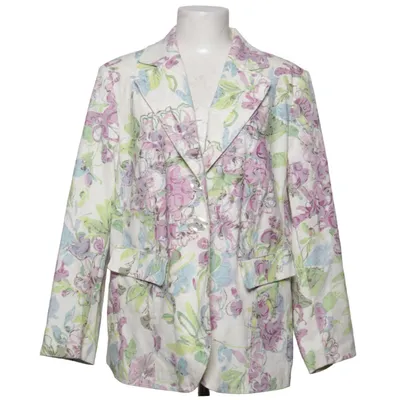 Kavaj (Vit, Flerfärgad) från Adagio Bomull, Elastan, Polyester