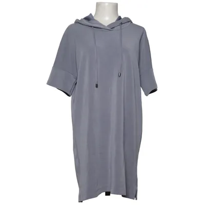 Hood dress (Blue) from Cable & Gauge Elastane, Modal, Polyester