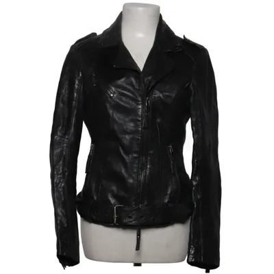 Bikerjack (Zwart) van Be Edgy Katoen, Leer, Polyester