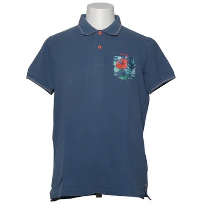 Poloshirt (Blau, Mehrfarbig) von New Zealand Auckland Baumwolle