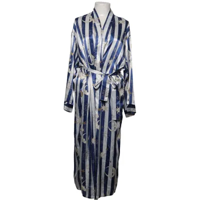 Dressing gown (Blue, White, Gold) from New Fast Polyester