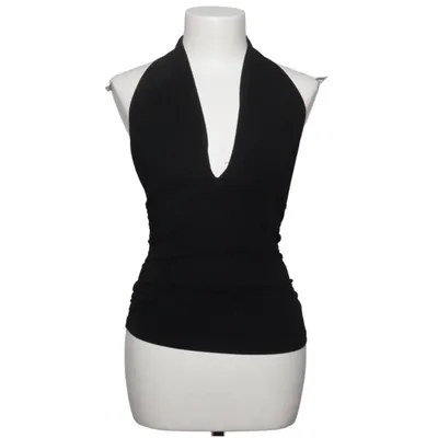 Halter neck top (Black) from Zara Elastane, Polyester