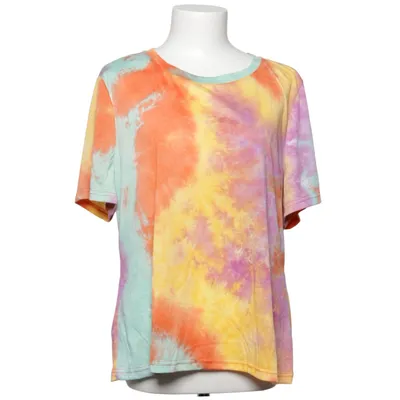 T-shirt (Geel, Oranje, Lila, Groen, Meerkleurig) van Shein Curve Elastaan, Polyester