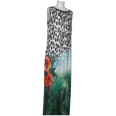 Maxikjole (Sort, Hvid, Flerfarvet) fra Smash Elastan, Polyester