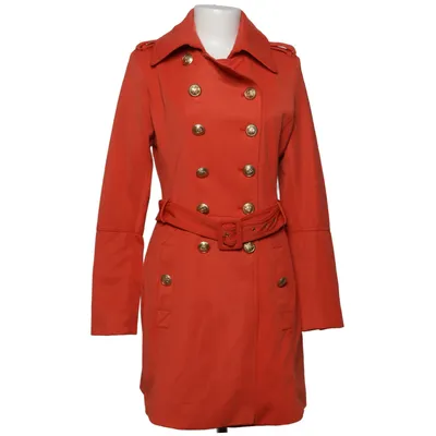 Trenchcoat (Röd) från Chic & Jeune Elastan, Polyester