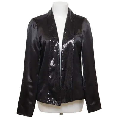 Blazer (Black) from Paraphrase Acetate, Polyester