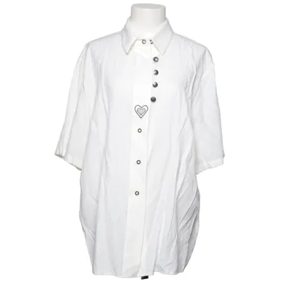 Chemise à manches courtes (Blanc) de Your 6th Sense Polyester, Viscose