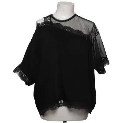 Top (Sort) fra Christopher Kane Bomuld, Elastan, Polyamid, Polyester