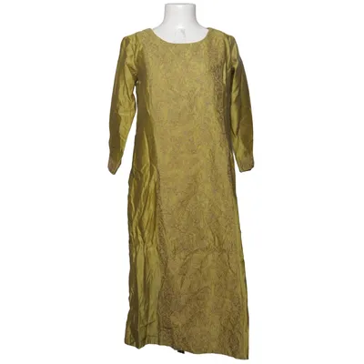 Klänning (Grön) från Fabindia Bomull, Silke