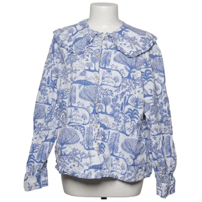 Blouse (Bleu, Blanc) de Bobo Choses Coton