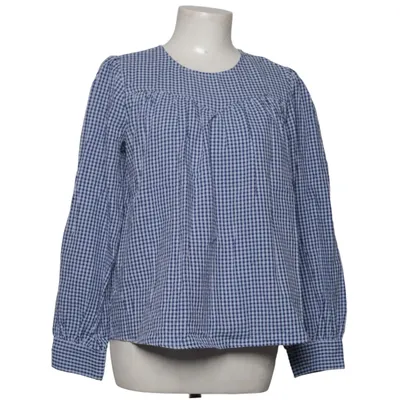 Blouse (Bleu, Blanc) de Tessie Coton biologique, Polyester