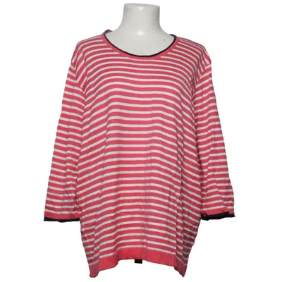 Long sleeve T-shirt (Pink, White) from Fiora Blue Acrylic, Cotton