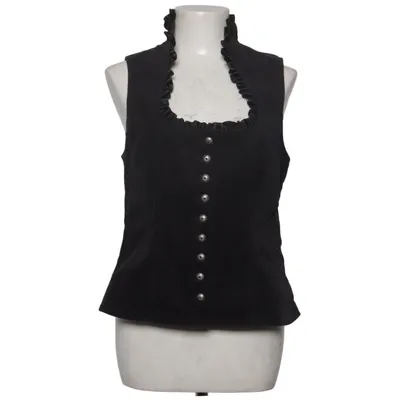 Outer vest (Black) from Berwin & Wolff Cotton, Elastane