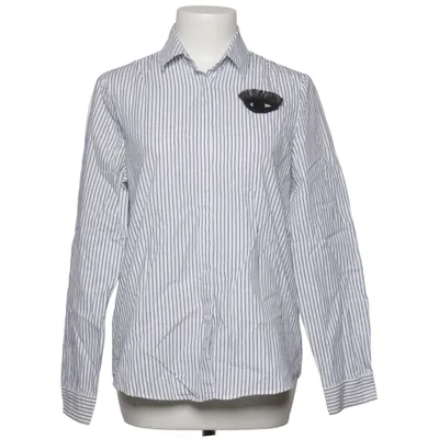 Shirt (White, Blue) from Kookaï Cotton, Polyester