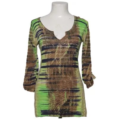 Dress (Green, Brown, Multicolored) from Hauber Cotton, Viscose