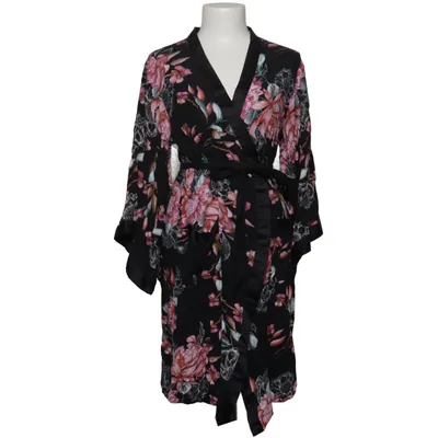 Morgenkåbe (Sort, Flerfarvet) fra Love to Lounge Viscose