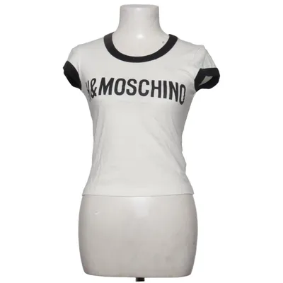 T-shirt (Blanc, Noir) de H&M x Moschino Coton