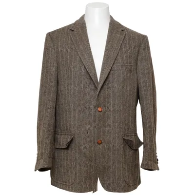 Blazer (Brown) from Mario Barutti Cashmere, Viscose, Wool