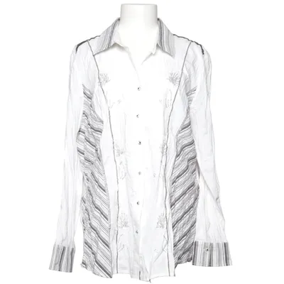 Blus (Vit, Flerfärgad) från Bexleys Edition Bomull, Elastan, Polyester