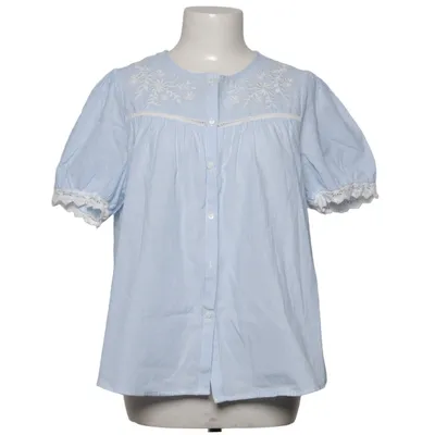 Korte mouwen shirt (Blauw, Wit) van It Hippie Katoen