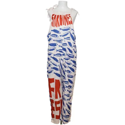 Hängselbyxor (Blå, Röd, Vit)