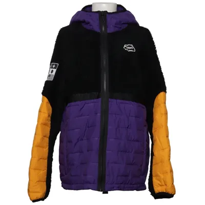 Fleece jacket (Purple, Black, Yellow) from Colour Wear Acrylic, Polyester