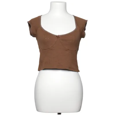 Crop top (Brun) fra Urban Outfitters Bomuld