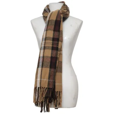 Scarf (Beige, Black, Red) from Kiomi