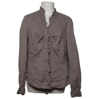 Blouse (Grijs) van ESPRIT Collection Katoen, Elastaan, Polyamide