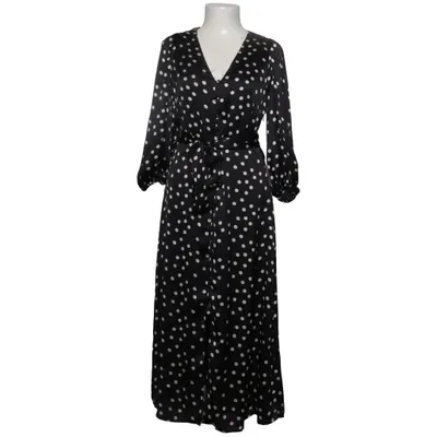 Wikkeljurk (Zwart, Wit) van Mango Polyester
