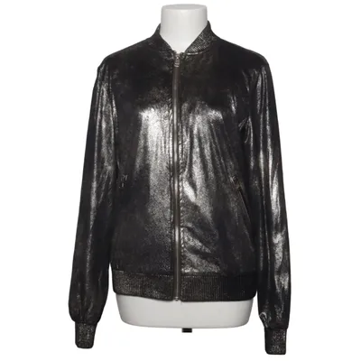 Bomber jacket (Black, Silver) from Softy Outerwear Collection Polyester